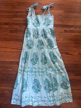 Maxi hydrangea dress by Bindu